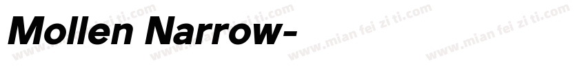 Mollen Narrow字体转换